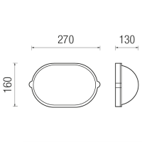 Boluce IRON Applique Lampada da Parete o Soffitto Interno o