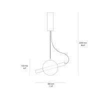 Maytoni Enigma suspension lamp
