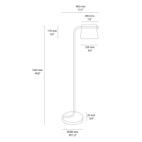 Maytoni Cabaret floor lamp