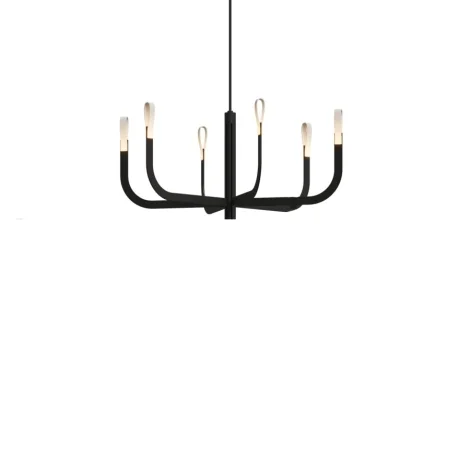 Luceplan J-US lampadario led small Nero H30