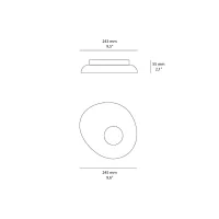 Vivida Reloaux wall and ceiling lamp