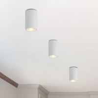 Molveno Lighting Argo Small Ceiling Cylinder Surface Round