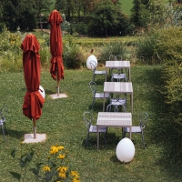 Fontana Arte Uovo lampada da terra outdoor