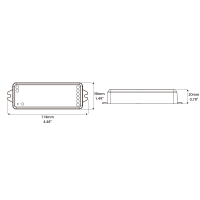 Lampo Dimmer 5 canali tensione costante 12-24V wi-fi alexa