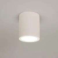 Lampo Cilindro GU10 a Soffitto Plafone in Gesso Tondo Da