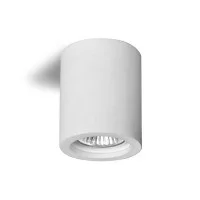 Lampo Ceiling Cylinder GU10 Surface Round Plaster Gypsolyte