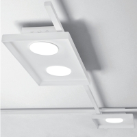 Vivida Multipop Doppia lampada da parete e da soffitto