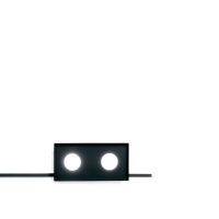 Vivida Multipop Doppia lampada da parete e da soffitto