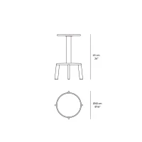 &Tradition Massif stool