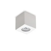 Lampo Cubo GU10 a Soffitto Plafone in Gesso Tondo Da Superficie