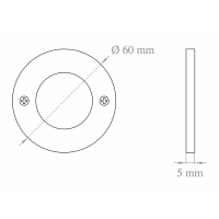 Lampo Faretto LED Montaggio A Superficie Ultrasottile 3W 12V