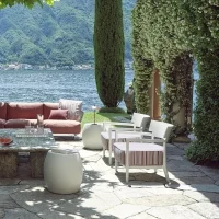 Kartell poltrona Cara Mat Outdoor