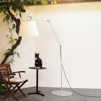 Artemide Tolomeo Paralume Outdoor Floor led Lamp in White