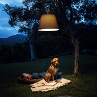 Artemide Tolomeo Paralume Outdoor Sospensione Lampada LED da Esterno Nero