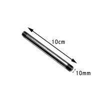 Tige 10cm con doppio filetto in metallo M10X1 10mm accessorio