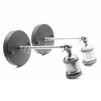 Tige 10cm con doppio filetto in metallo M10X1 10mm accessorio