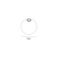 Flos replacement glass diffuser for IC 1