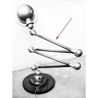 Tige 30cm with double screw in metal M10X1 10mm accessory for