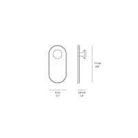 &Tradition appendiabiti Hook SC46 &Tradition appendiabiti Hook SC46