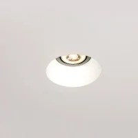 Molveno Oblo' LED Ceiling plaster Recessed Spotlight White