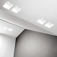 PAN INC1503 Priamo Faretto Incasso in Gesso Verniciabile