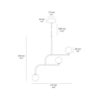 Pholc Mobil 70 suspension lamp