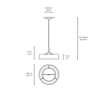 Vibia Dama suspension lamp