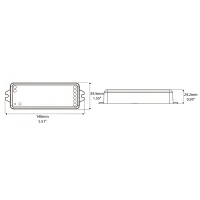Lampo Alimentatore led slim in tensione costante 12V Lampo Alimentatore led slim in tensione costante 12V