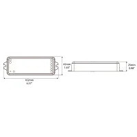 Lampo Alimentatore led slim in tensione costante 12V Lampo Alimentatore led slim in tensione costante 12V