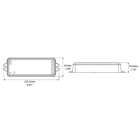 Lampo constant voltage driver slim 24V Lampo constant voltage driver slim 24V
