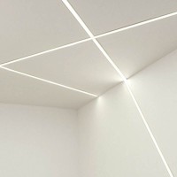 Lampo Aluminum Profile Kit Cut Of Light 2 Meters for False
