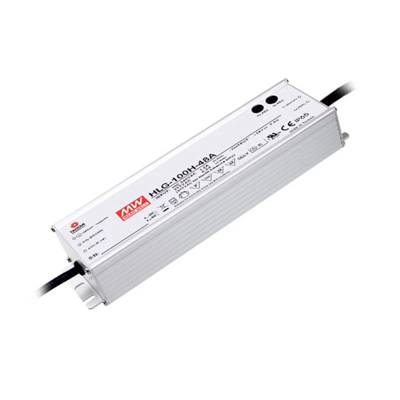 Alimentatore Meanwell HLG-100H-48A 100W 48V 2A IP67 per LED Alimentatore Meanwell HLG-100H-48A 100W 48V 2A IP67 per LED