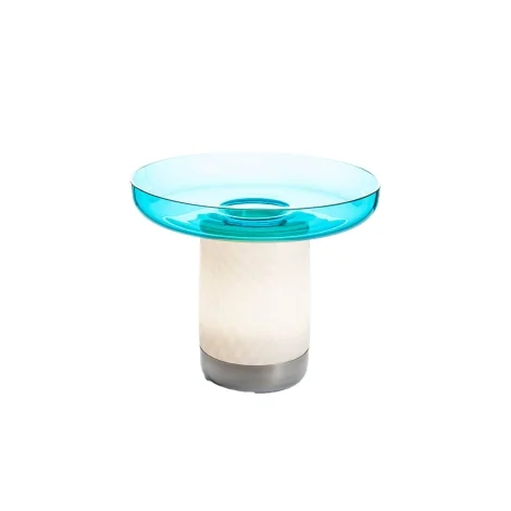 Artemide Bontà battery led lamp with plate