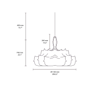 Flos Zeppelin 1 suspension lamp