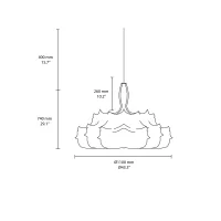 Flos Zeppelin 1 suspension lamp