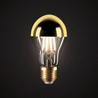 LED Lamp Drop Edison A60 Gold half sphere E27 8W 2700K 806lm