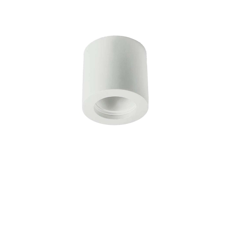 Lampo Ceiling Cylinder GU10 Surface Round Plaster Gypsolyte