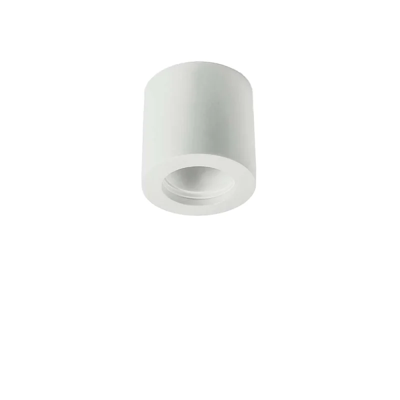 Lampo Ceiling Cylinder GU10 Surface Round Plaster Gypsolyte Lampo Ceiling Cylinder GU10 Surface Round Plaster Gypsolyte