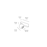 Wever & Ducrè Leca lampada faretto a soffitto led