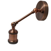 Vintage Wall Lamp Adjustable Copper E27 lampholder
