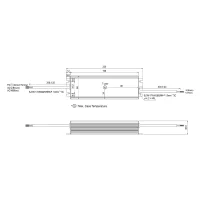 Alimentatore Meanwell HLG-100H-54B 100W 54V IP67 dimmerabile Alimentatore Meanwell HLG-100H-54B 100W 54V IP67 dimmerabile