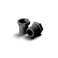 Hexagon Head Plastic Niples With Thread M10 X 1 Black For