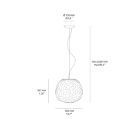 Artemide Meteorite Lampada Da Sospensione led Dimmerabile