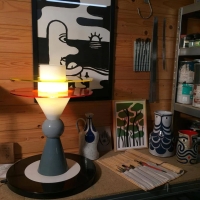 Memphis Bay lampada da tavolo