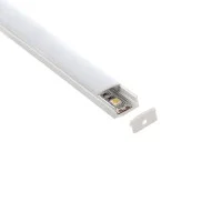 Lampo Kit Profilo In Alluminio 2 Metri A Superficie Per Strip Lampo Kit Profilo In Alluminio 2 Metri A Superficie Per Strip