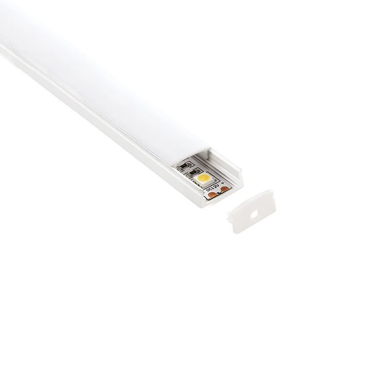 Lampo Kit Profilo In Alluminio 2 Metri A Superficie Per Strip