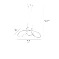 Ondaluce Lumen suspension lamp