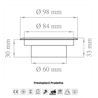 Lampo LED 12V ground light Recessed Spotlight Aluminium and