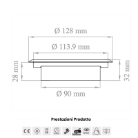 Lampo Faretto LED 12V Da Incasso Pavimento Carrabile Lampo Faretto LED 12V Da Incasso Pavimento Carrabile
