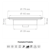 Lampo LED 12V ground light Recessed Spotlight Aluminium and Lampo LED 12V ground light Recessed Spotlight Aluminium and